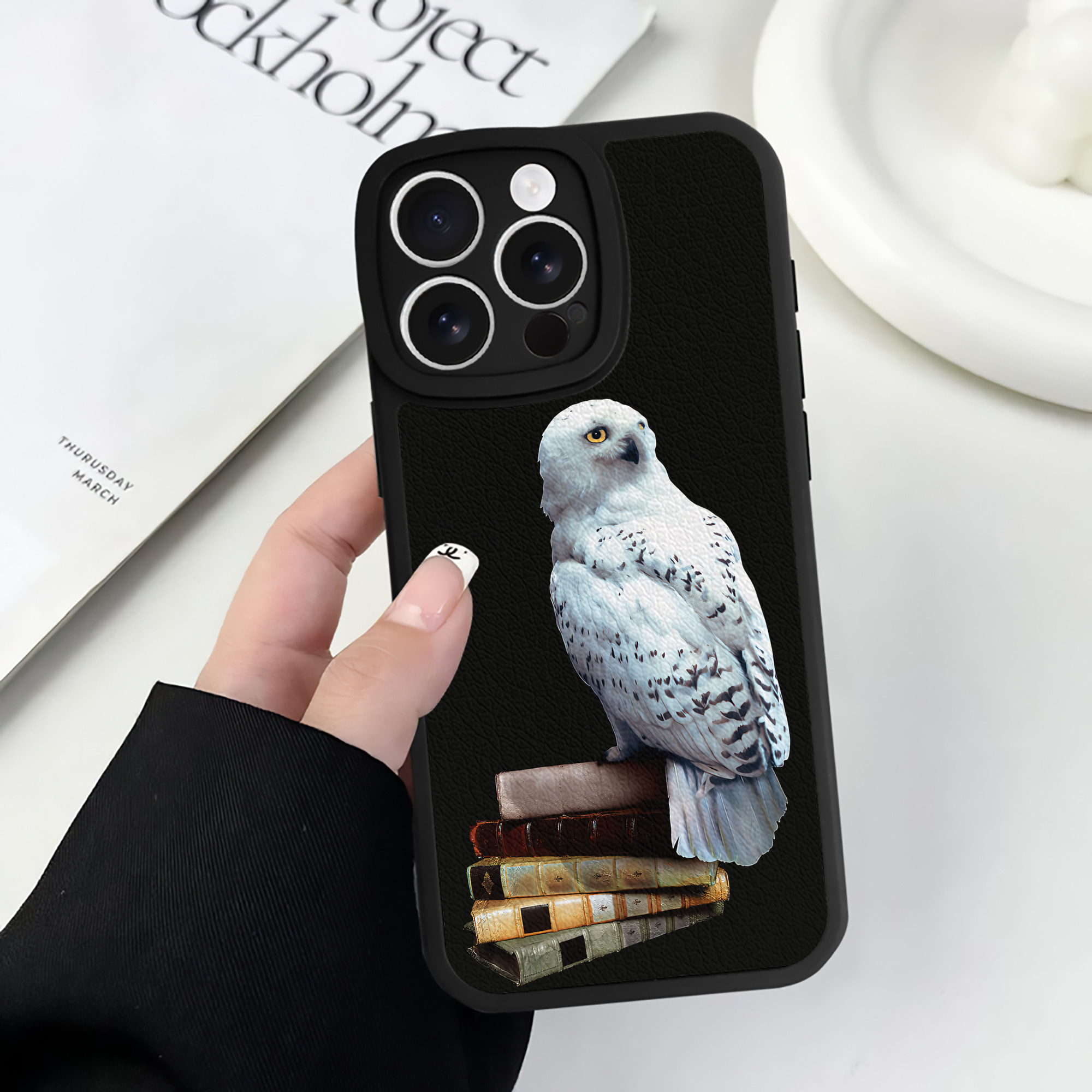 （画像用） Harry Potter ハリー・ポッターシリーズ 【iPhone 16シリーズ対応】シリコンスマホケース（レザー調） 材質：シリコン